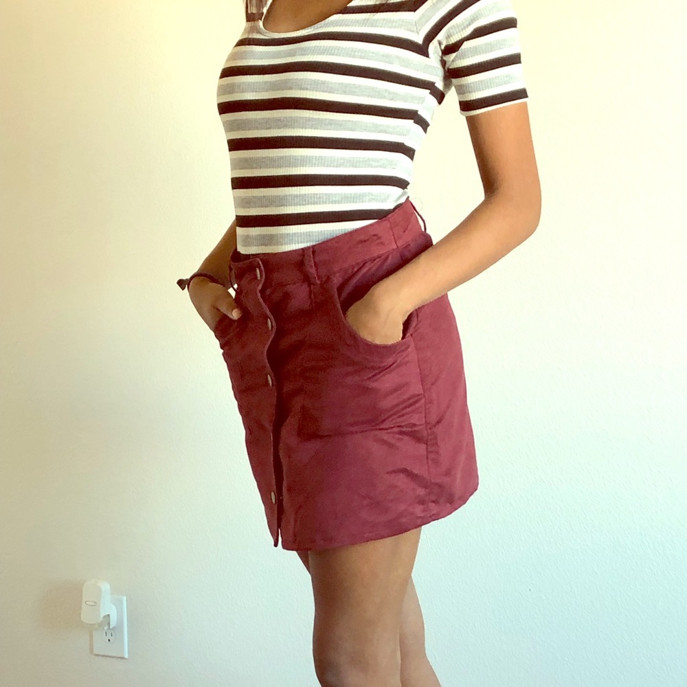 Button up skirt